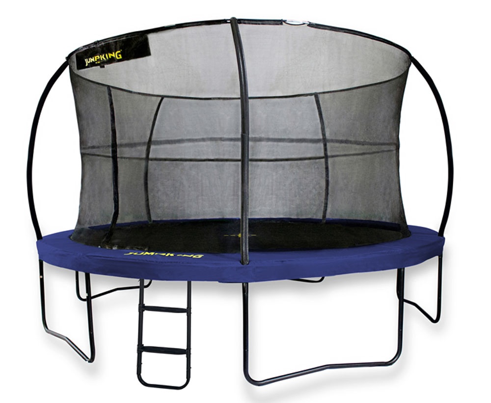 12ft JumpPOD Deluxe Trampoline with Enclosure and FREE Ladder